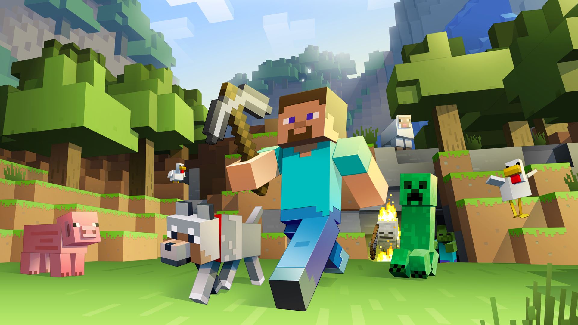 Minecraft Steve Explorer