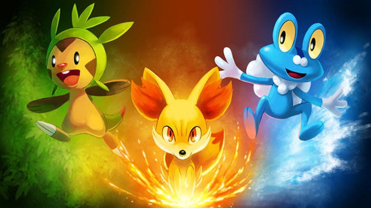 Pokemon Fennekin Froakie Chespin