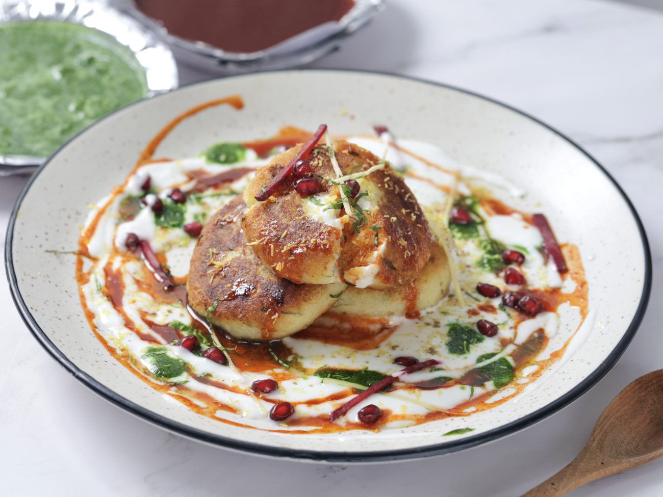 Aloo Tikki Chaat