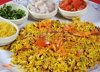 Bhel Chaat Tray