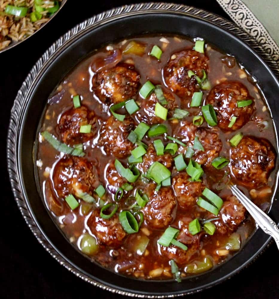 Veg Manchurian Tray